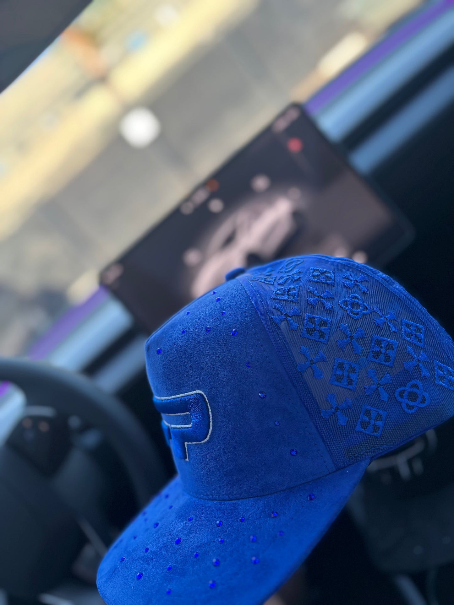 BLUE FP DIAMOND HAT