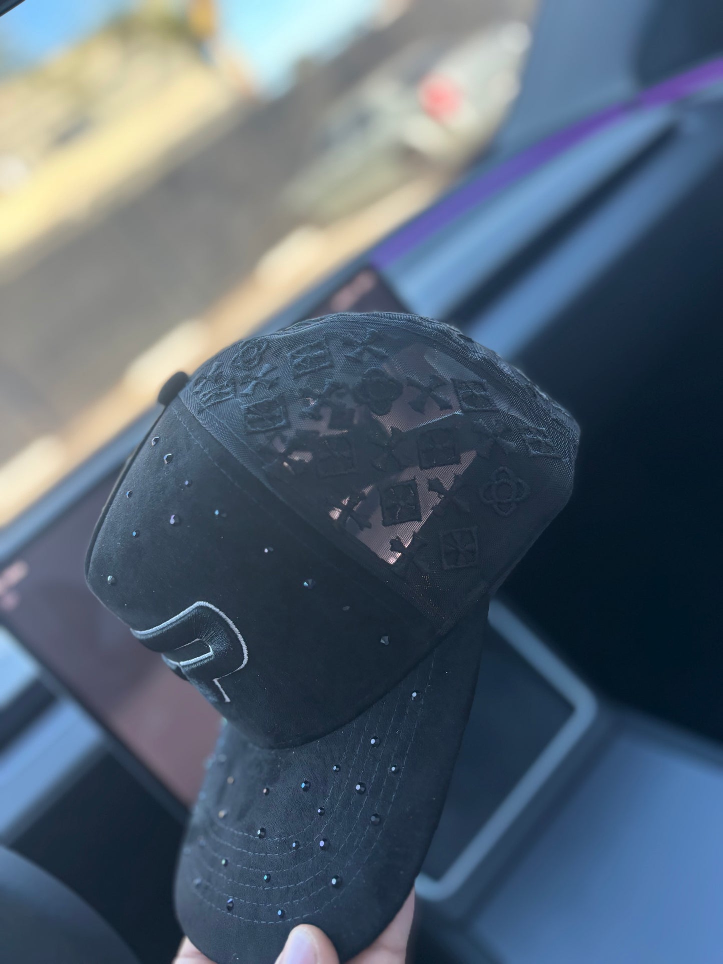 BLACK FP DIAMOND HAT